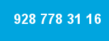 928 778 31 16